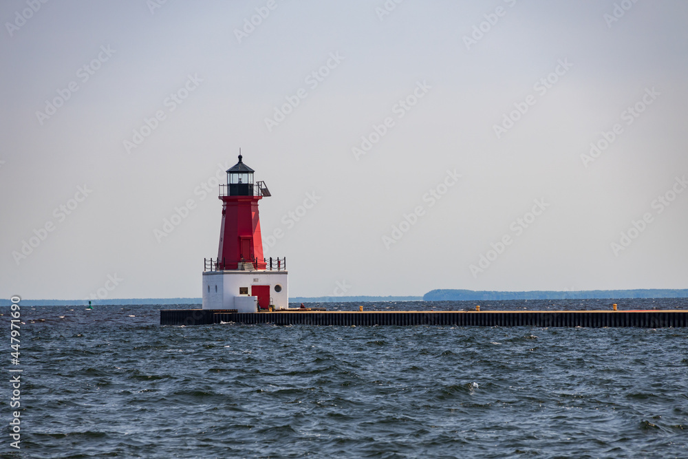Menominee North Pier Lighthouse, Michigan