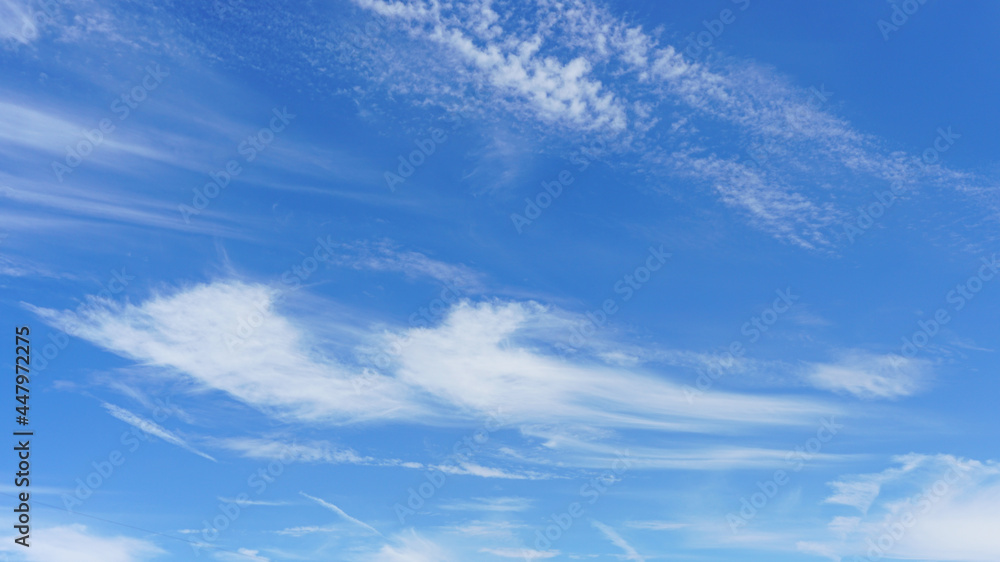 White clouds and blue sky suitable for background White clouds and blue sky suitable for background