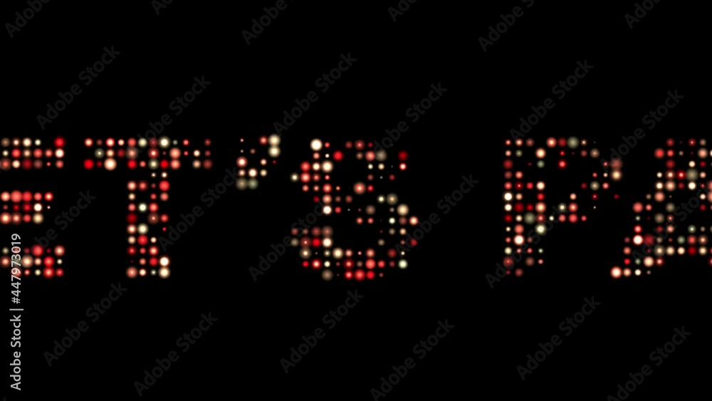 Lets party colorful led text scrolling Lets party colorful led text scrolling