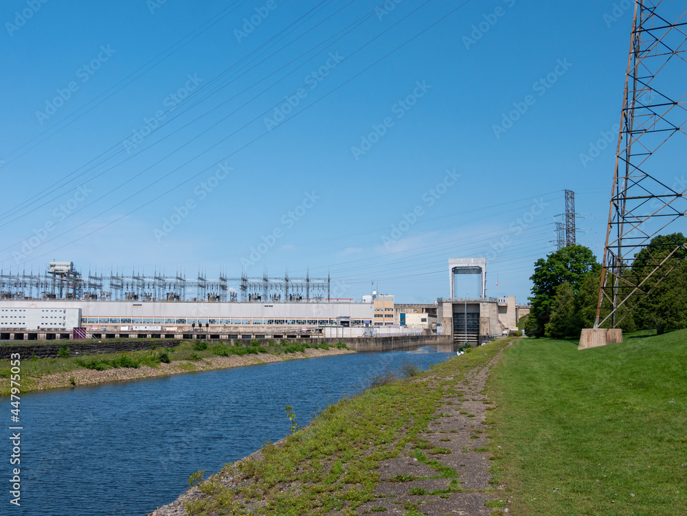 hydroelectric generating station, Carillon, Quebec, Canada hydroelectric generating station, Carillon, Quebec, Canada
