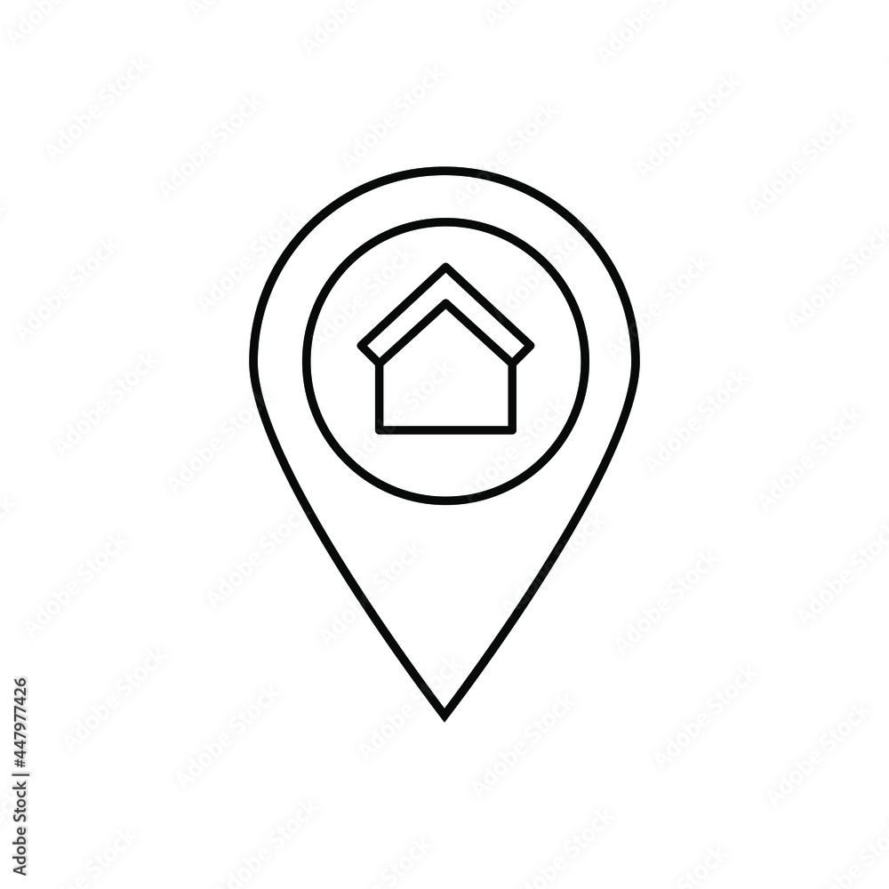 Navigation icon vector set. Location illustration sign collection. Map symbol or logo. Navigation icon vector set. Location illustration sign collection. Map symbol or logo.