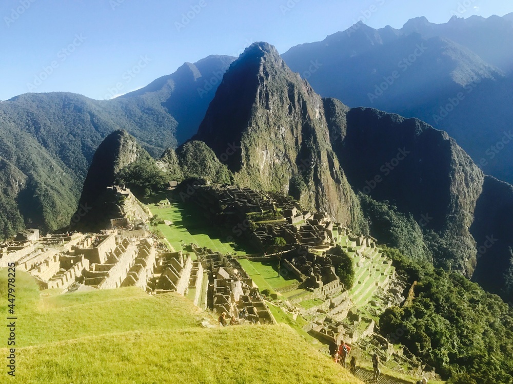 landscape with mountains