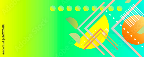 Pastel colorful geometric elements abstract background papercut style. Punchy art pastels vector abstract pink background texture design