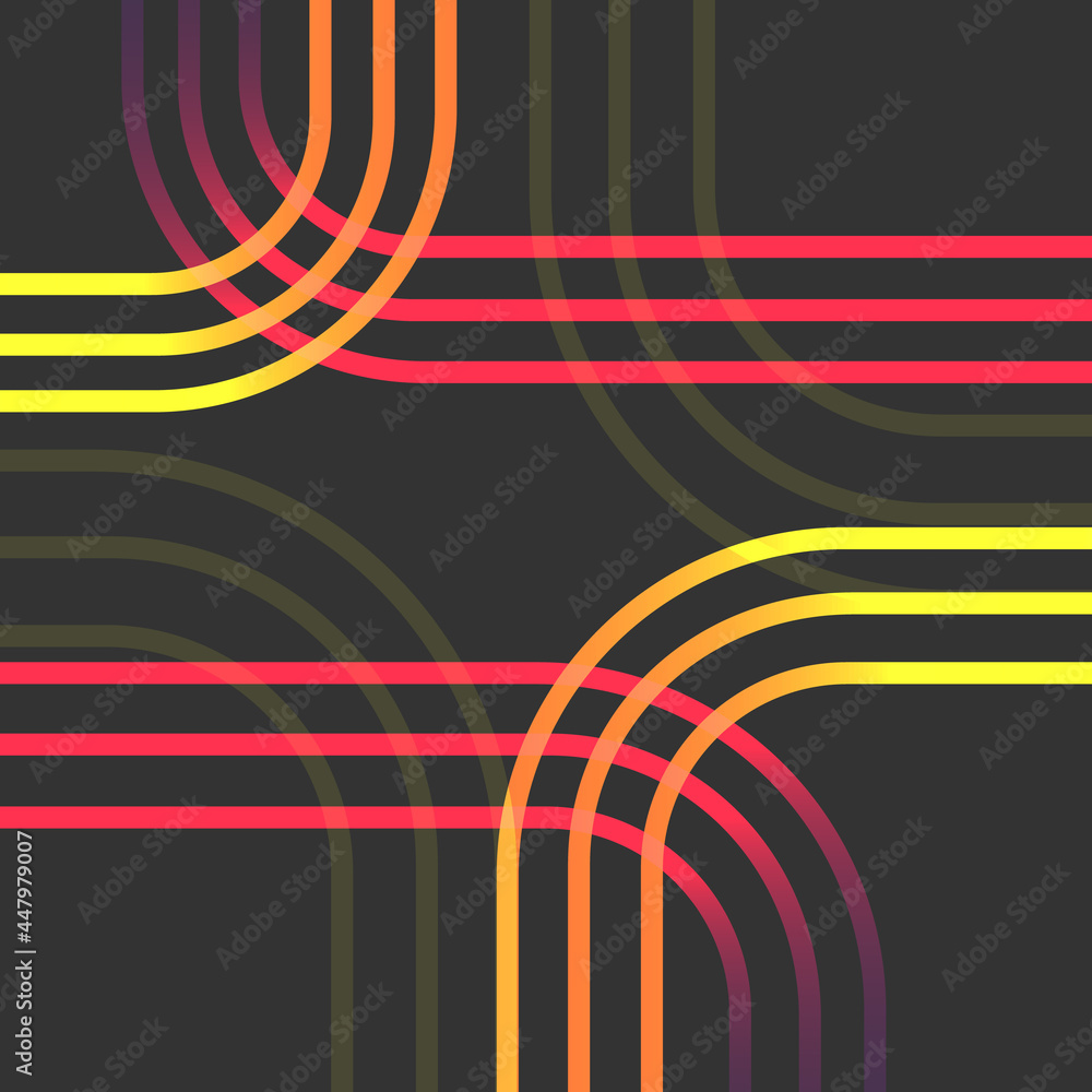Abstract lines geometric shapes concept vector Abstract lines geometric shapes concept vector