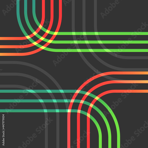 Abstract background black lines colors creative concept vector