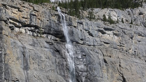 Waterfall on Weeping Wall - Alberta, Canada