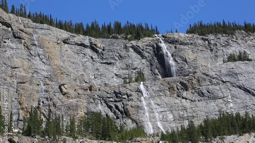 Waterfalls of Weeping Wall - Alberta, Canada