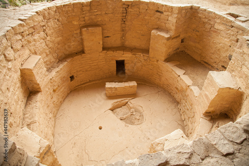 Kiva in Balcony House in Mesa Verde National Park, Colorado