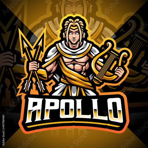 Apollo esport mascot logo design