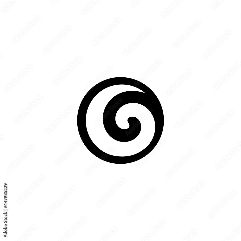 spiral Letter g logo design