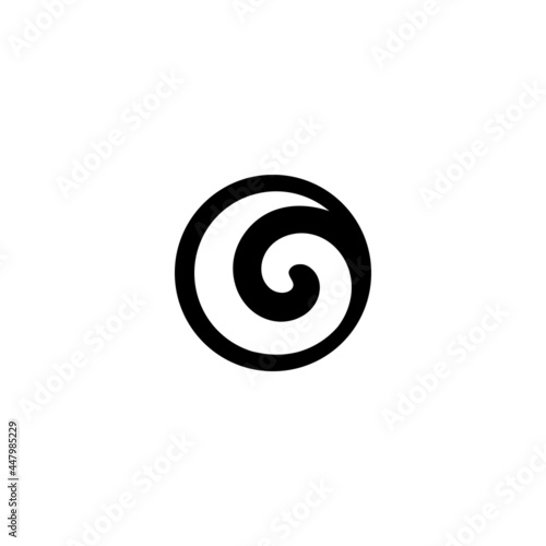 spiral Letter g logo design