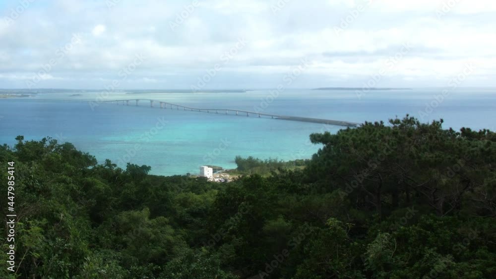 Irabu Bridge, Miyako Island, Okinawa Japan (Zooming back) Irabu Bridge, Miyako Island, Okinawa Japan (Zooming back)