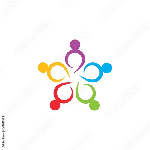 the character of community,network and social people icon design © sangidan