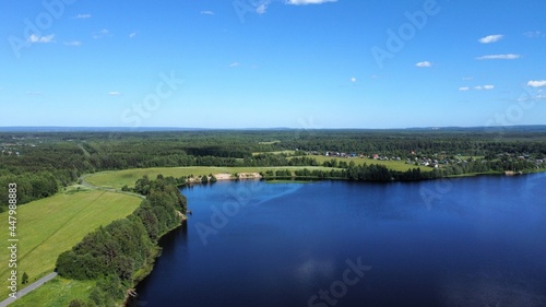 landscape with lake