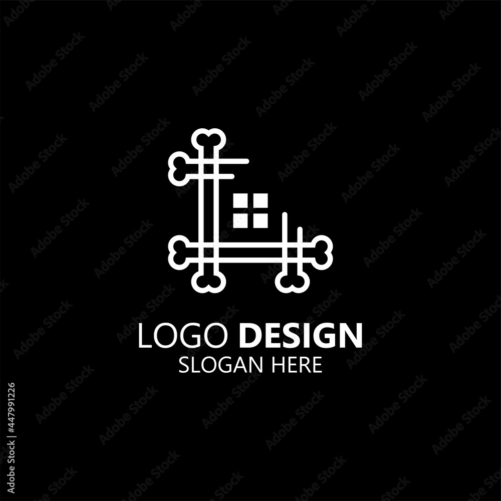 pet house logo design template pet house logo design template