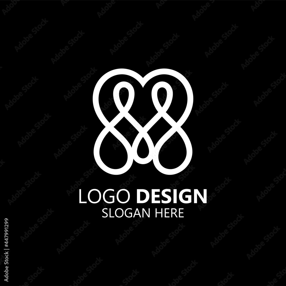 love and loop logo design love and loop logo design