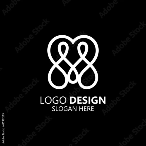 love and loop logo design