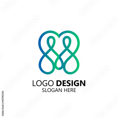 love and loop logo design