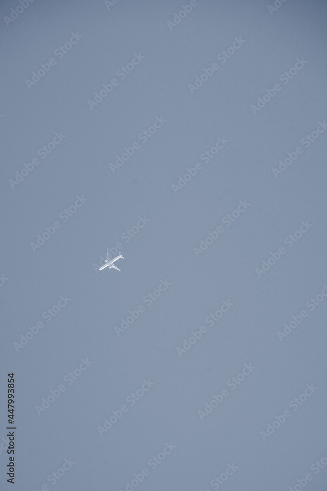 Airplane high in the sky Airplane high in the sky