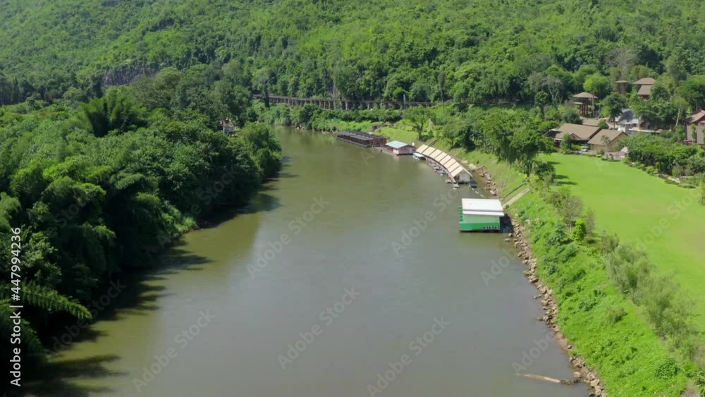 Death Railway bridge, Siam Burma Railway, in Kanchanaburi, Thailand, south east asia Death Railway bridge, Siam Burma Railway, in Kanchanaburi, Thailand, south east asia