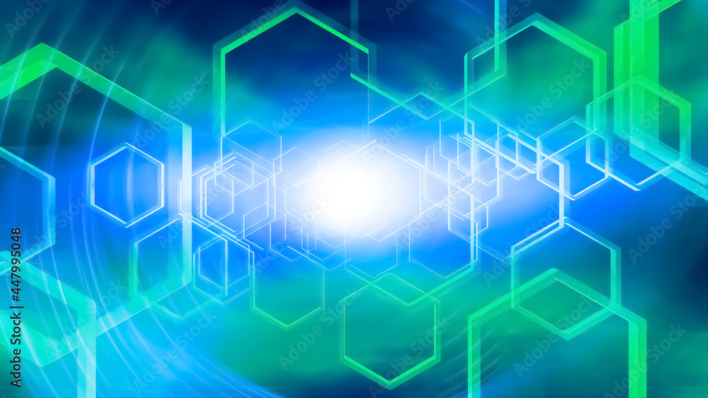 3D Rendering of a Vivid Abstract Colour Background 3D Rendering of a Vivid Abstract Colour Background