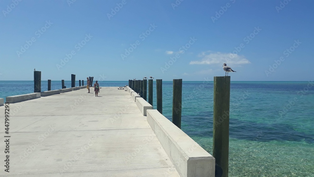 pier on the beach