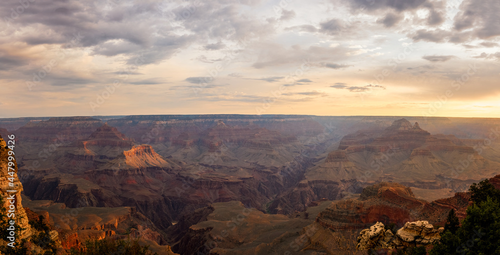 Panorama Morning at the South Rim of the Grand Canyon