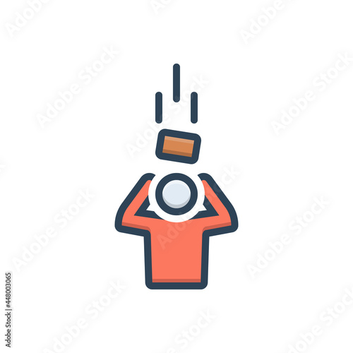 Color illustration icon for 