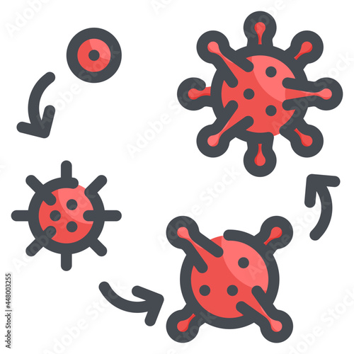 evolution line icon