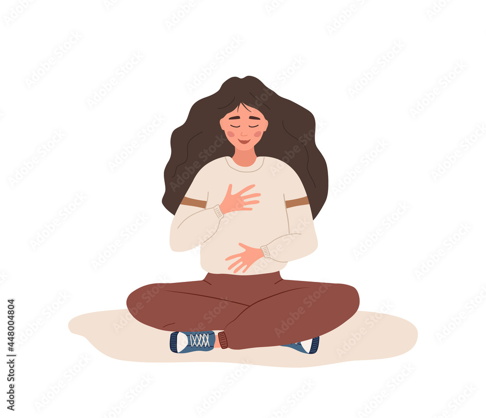 Φωτογραφία Abdominal breathing