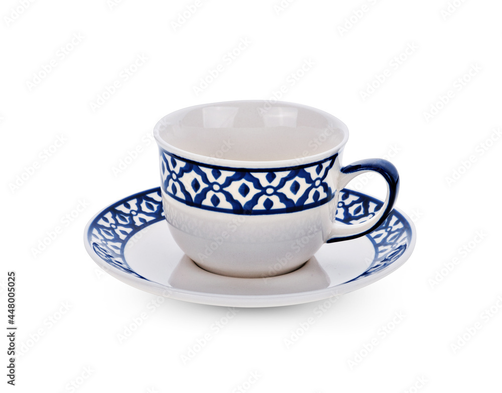 ceramic cup isolated on white background. ceramic cup isolated on white background.