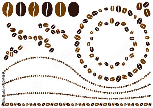 コーヒー豆のイラスト素材集
