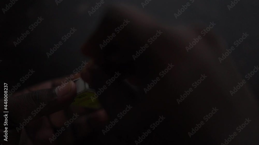 lighting up matcsticke in dark slow motion india lighting up matcsticke in dark slow motion india