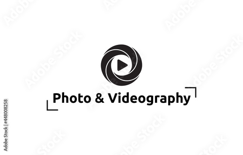 Creative Photo and  Videography Logo Template.