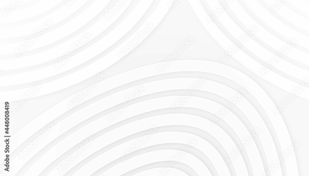 White geometric universal background for business presentation. Abstract elegant seamless pattern. grey white waves and lines pattern. Vector futuristic template background.