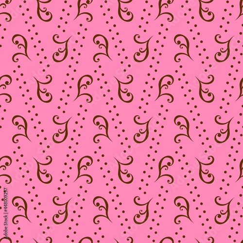 Repeatable pattern. Usable for fabric, textile, wallpaper, beauty, brazier, web, wrapping paper, curtain