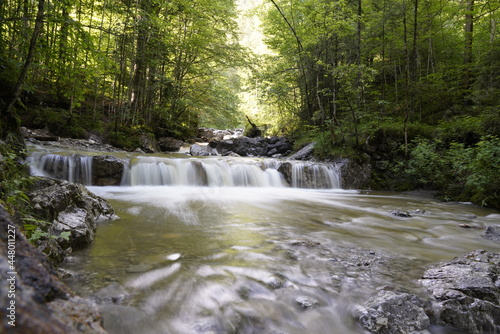 Walchensee Wasserfall Schlucht richtung Heimgarten