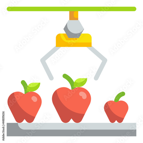 grading flat icon