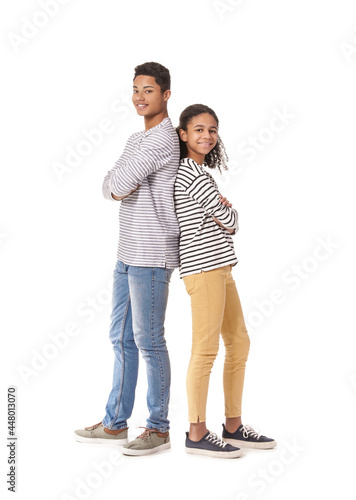 African-American brother an...