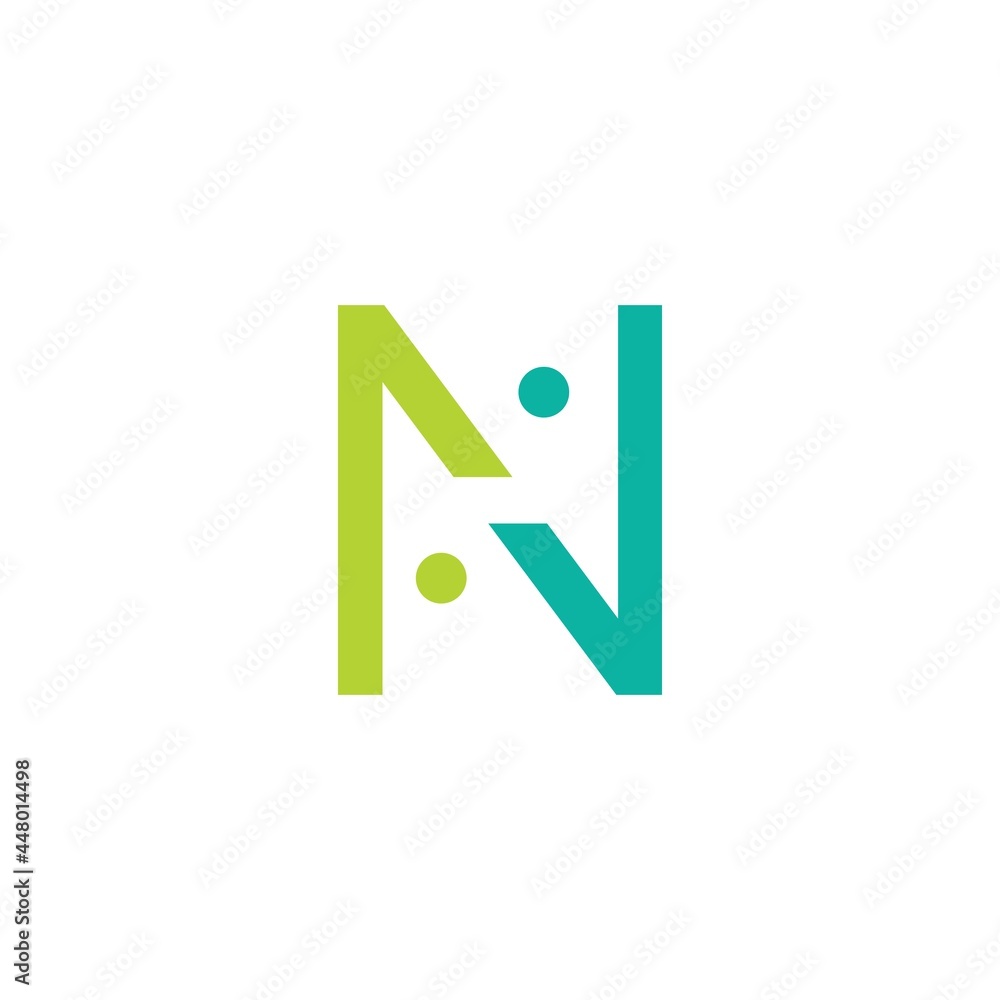 n letter people team family together human logo vector icon illustration n letter people team family together human logo vector icon illustration