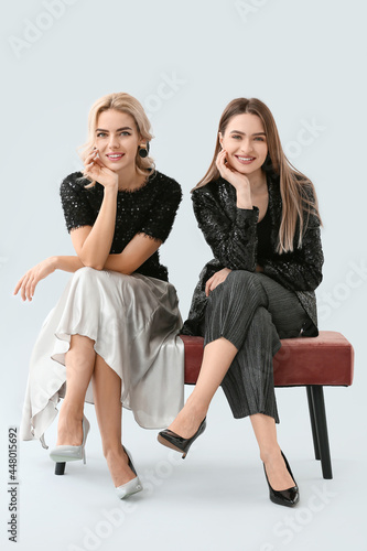 Beautiful young sisters on ...
