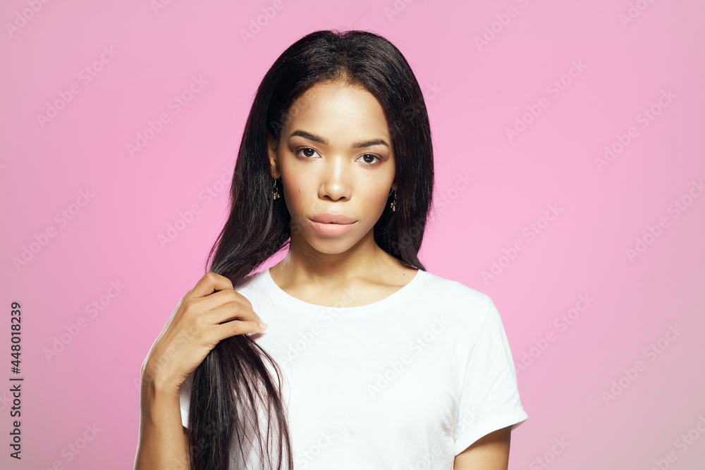 pretty african woman beautiful hairstyle fashion cosmetics pretty african woman beautiful hairstyle fashion cosmetics