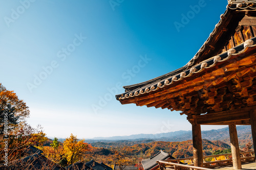 Autumn of Buseoksa Temple in Yeongju, Korea