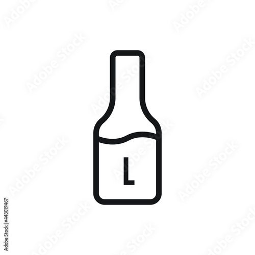 Liter icon design vector illustration