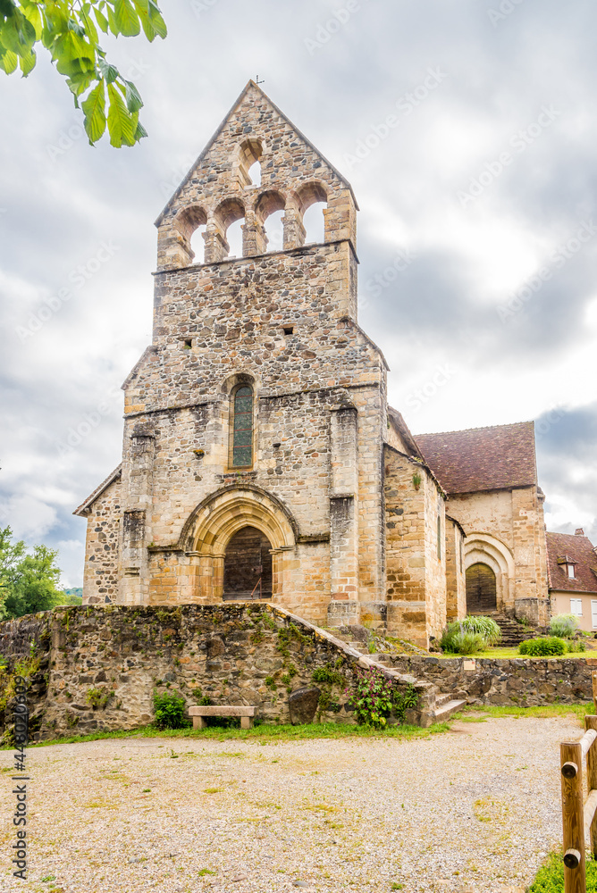 View at the Old Chapel in Beaulieu-sur-Dordogne ,France View at the Old Chapel in Beaulieu-sur-Dordogne ,France