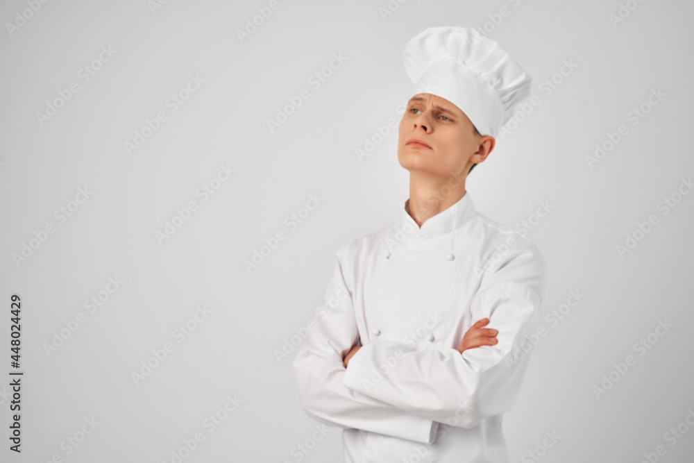 man in chef's uniform posing work professional man in chef's uniform posing work professional