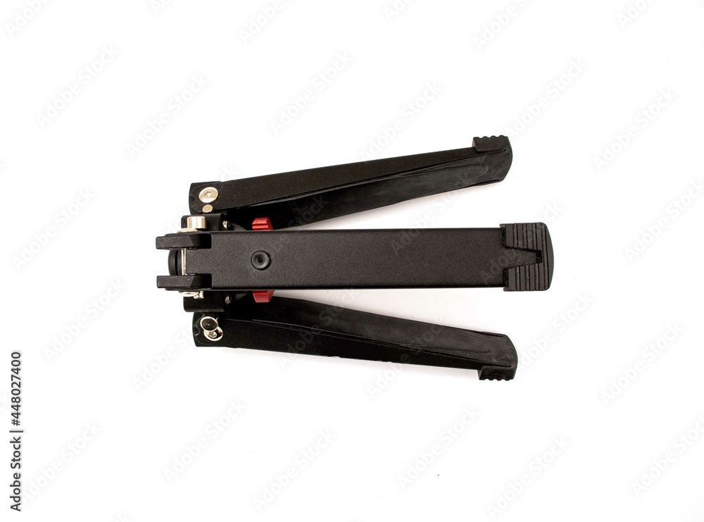 tripod legs on a white background tripod legs on a white background