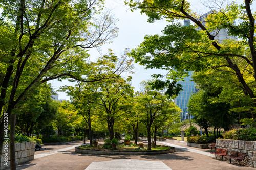 City view of Sannomiya area of Kobe city, Hyogo, Japan © Kazu