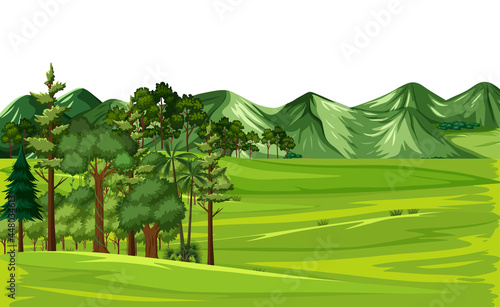 Green nature outdoor landscape