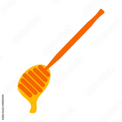 Капля силуэт. Медовая палочка и потёк мёда. Drop silhouette. Honey stick silhouette. Flowing honey silhouette. Vector icon.